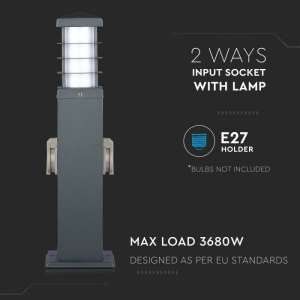 Градинско осветително тяло с два контакта Е27 VT-1156-2 V-TAC | AVStore