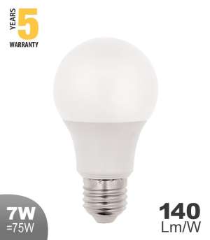 LED крушка 7W А60 4000K VITO E27 | AVStore