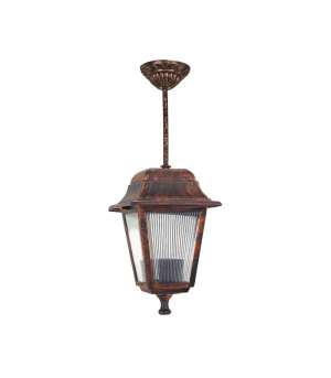 Градински висящ фенер BERGAMO-H E27 VITO цвят антик 46см | AVStore