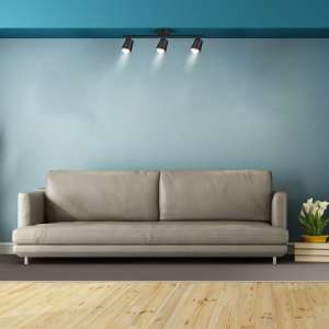 LED тройна лампа 18W 4000K VT-818 V-TAC черна | AVStore