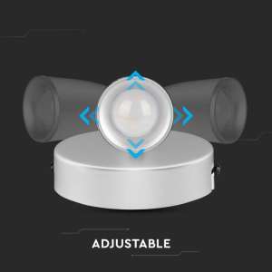 LED стенна лампа 4.5W 4000K VT-805 V-TAC бяла | AVStore