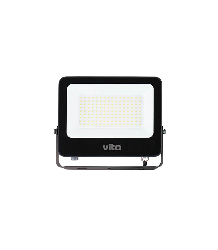 LED прожектор 100W 6000K VITO черен | AVStore