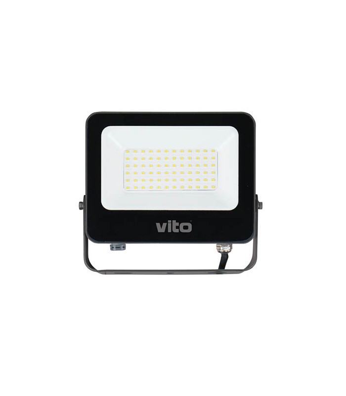LED прожектор 50W 3000K VITO черен | AVStore