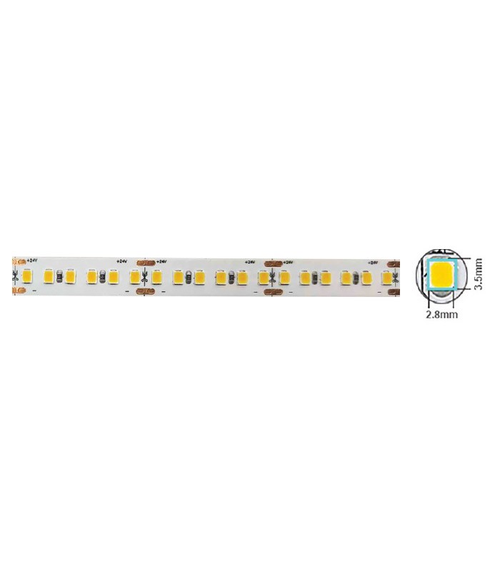 led-strip-plus-12v-180x2835-18w-3madhesive-tape-10mm-ip20-4000k-5m-roll-5540430-vito LED лента 18W/M 4000K IP20 12V VITO ролка 5 метра | AVStore