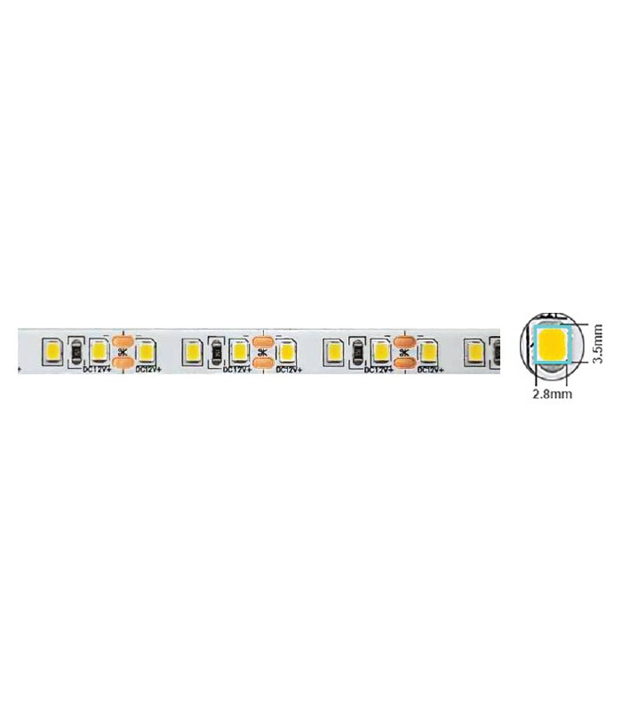 led-strip-plus-24v-120x2835-96w-3madhesive-tape-8mm-ip20-6000k-5m-roll-5540480-vito LED лента 9.6W/M 6000K IP20 24V VITO ролка 5 метра | AVStore