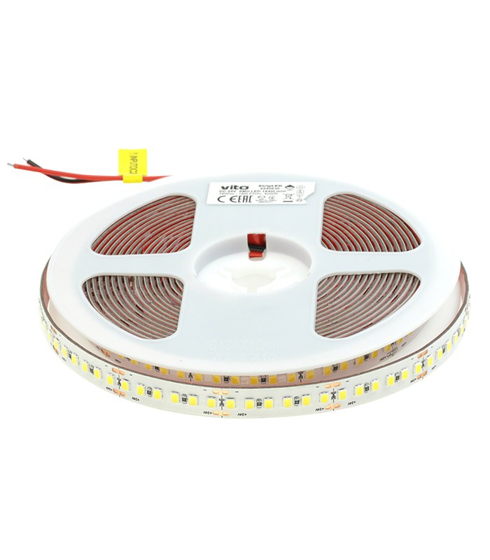 led-strip-plus-24v-180×2835-18w-3madhesive-tape-10mm-ip20-3000k-5m-roll-5540620-vito-1 LED лента 18W/M 3000K IP20 24V VITO ролка 5 метра | AVStore