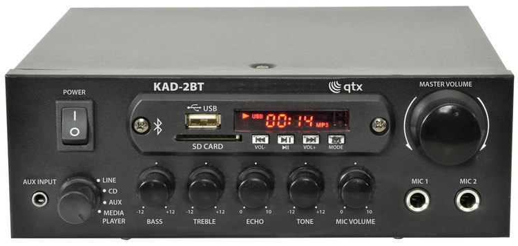 Професионален усилвател QTX KAD-2BT | AVStore