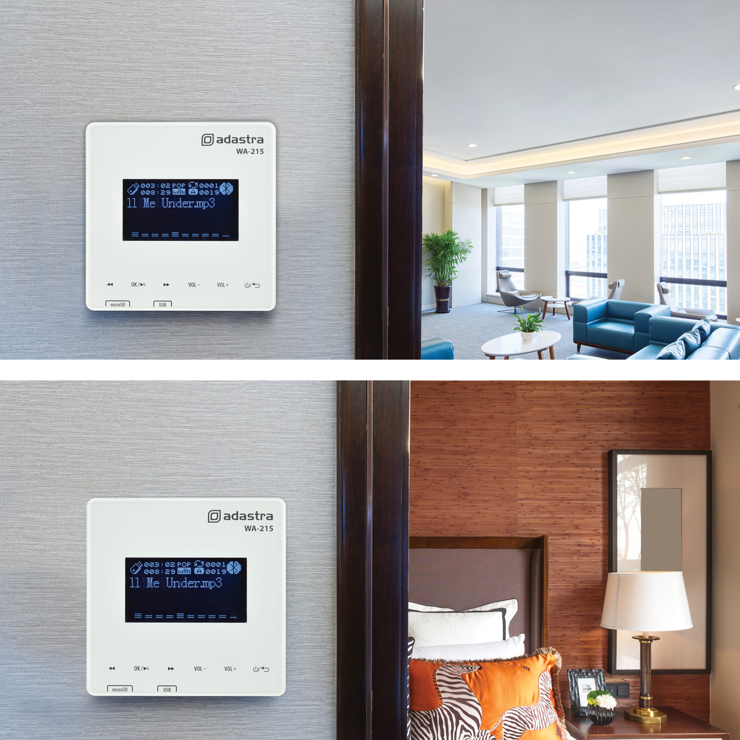 953137UK_EF1 Комплект стенни усилватели и таванни говорители WA-215-SET Adastra | AVStore