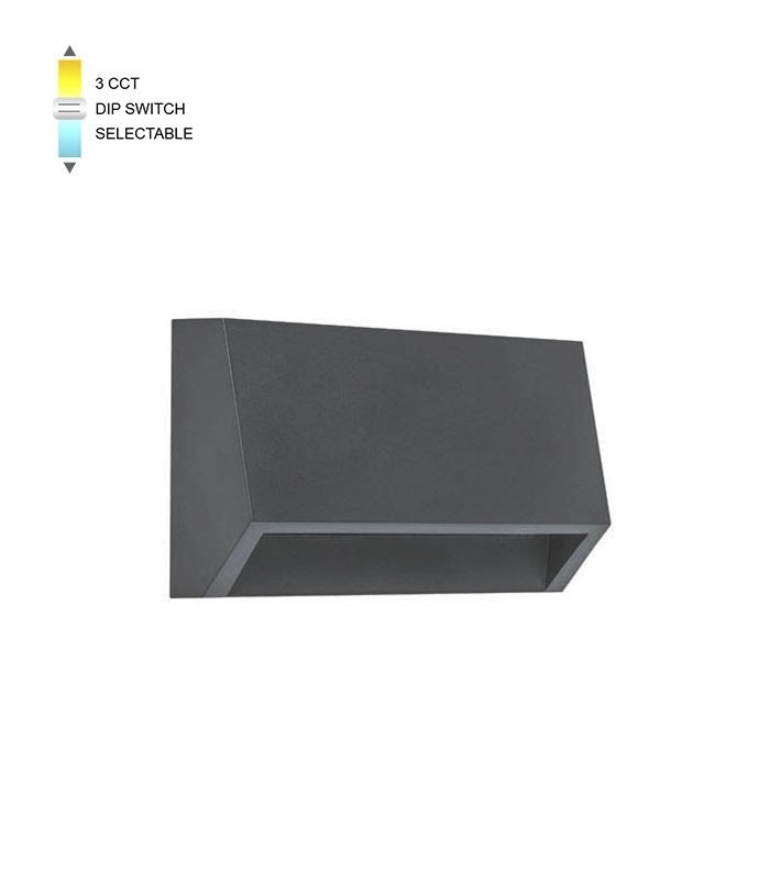 LED външен осветител за стъпала 2W 3xCCT VITO антрацит | AVStore