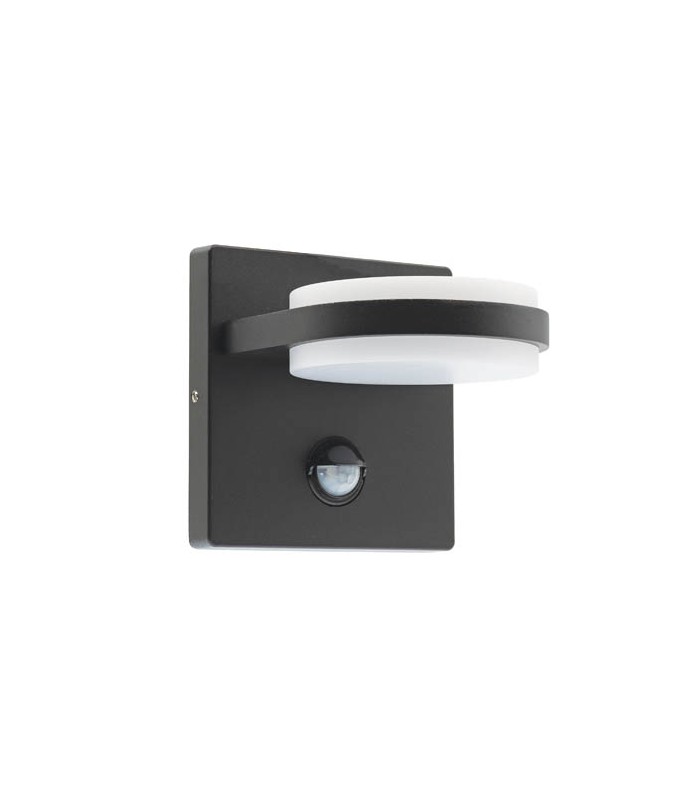 LED стеннa лампа със сензор PIR 12W 4000К VITO антрацит | AVStore