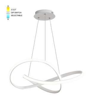 LED пендел трио  Ø600mm 48W бял VITO | AVStore