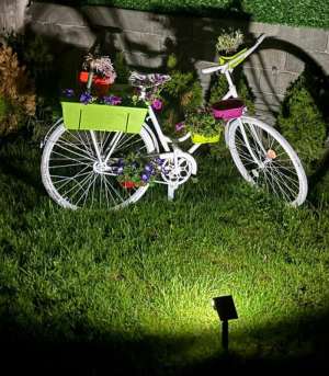 LED соларна градинска лампа SOLUX-S 1W 6000K VITO черна | AVStore