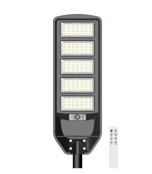 LED соларна улична лампа SONORA със сензор за движение PHOTO и PIR 200W 6000K 2700Lm VITO | AVStore