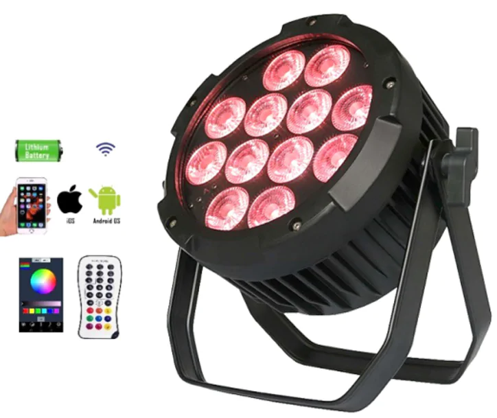 LED пар прожектор PRO LUX PAR 1218 BAT SET 12x18W | AVStore