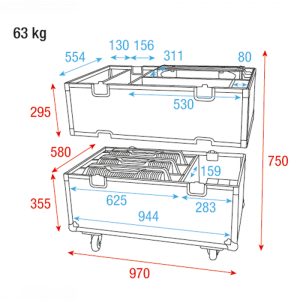 Кейс Infinity Case for 3x Raccoon S420/4 and W40/4 | AVStore