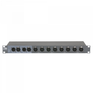 4-канален DMX бустер с RDM 3-пинови и 5-пинови XLR Showtec DB-1-4/RDM | AVStore