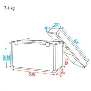 Кейс Showtec Case for 2x Phantom 65 | AVStore