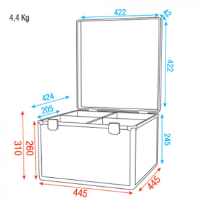 Кейс Showgear Case for 4x LED Par 56 | AVStore