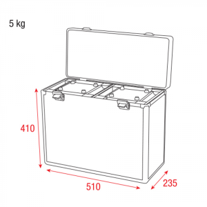 Кейс Showtec Case for 2x Shark One (Spot/Wash Zoom/Wash/Combi) | AVStore