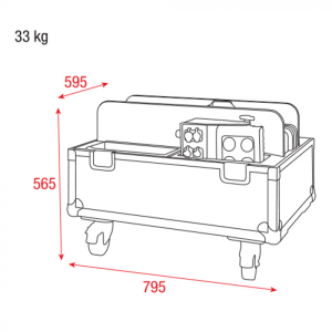 Кейс Showtec Case for 4x Helix M1000/M1100 | AVStore