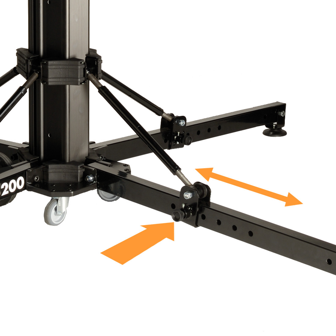 R5200-10 Телескопична подемна стойка DT ST-R5200 DURATRUSS | AVStore