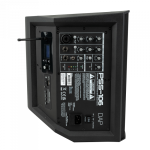 Преносима активна тонколона с вградена батерия и безжичен микрофон DAP PSS-106 | AVStore