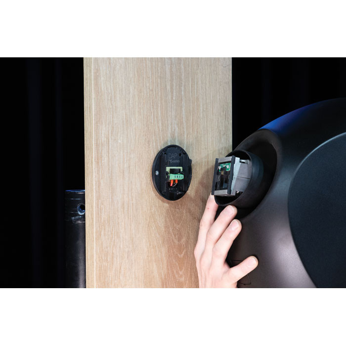 d3840_fx010_59 Пасивна стенна тонколона 40W професионална DAP WMS6-B черна инсталационна | AVStore