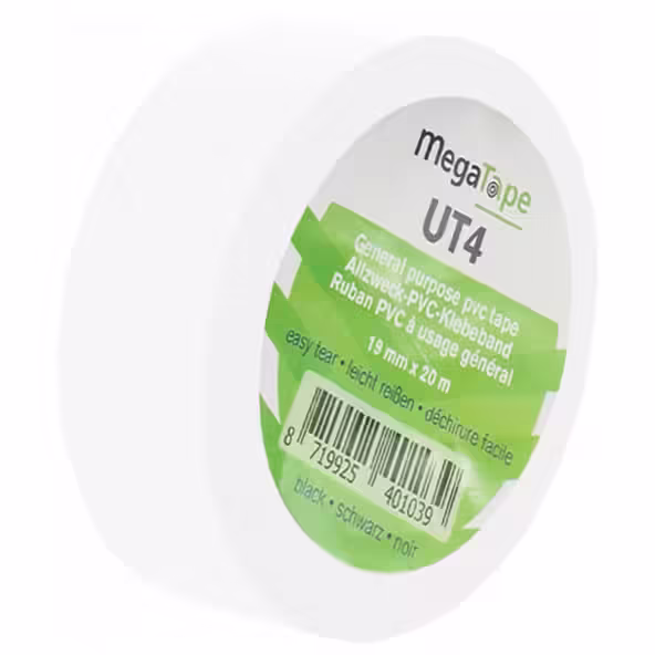 90679_33 Тиксо MegaTape UT4 бяло 19мм/20м | AVStore