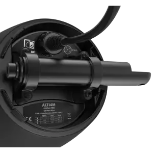 Двулентова 4″ стенна тонколона за монтаж ALTI4M Audac черна | AVStore