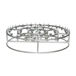 Светещ градински фонтан окръжност за външна употреба 3 метра диаметър | AVStore