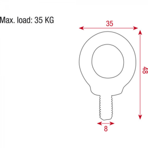 Обръч за окачване на високоговорител M8 Showgear | AVStore