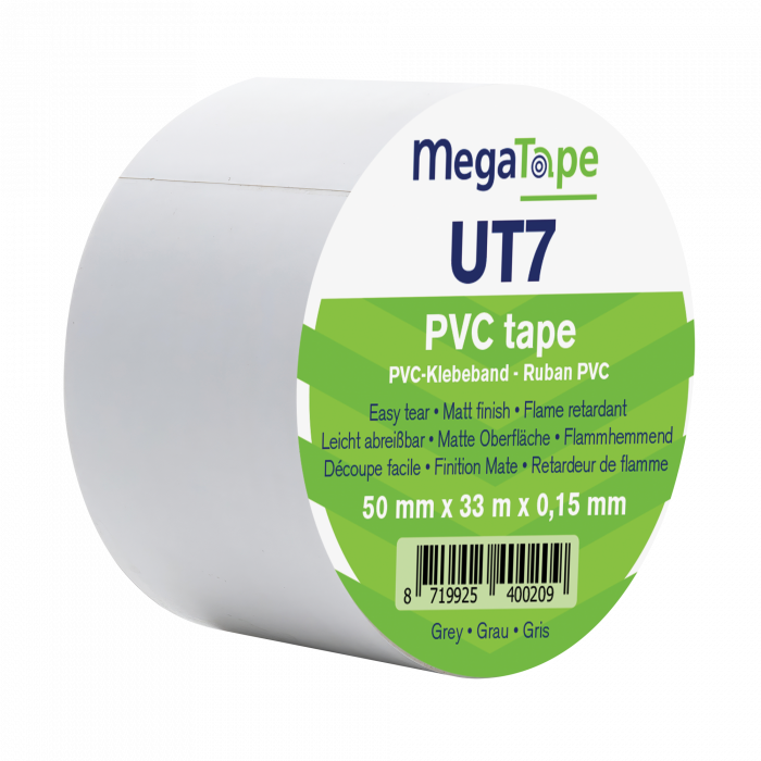 e700121_detail01_30 Тиксо MegaTape PVC Tape UT7 бяло 50мм/33м | AVStore