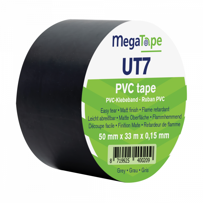 e700122_detail01_24 Тиксо MegaTape PVC Tape UT7 черно 50мм/33м | AVStore