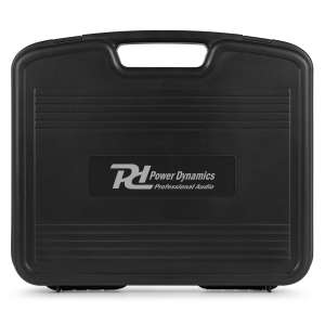 Безжичен микрофонен комплект Power Dynamics PD220 UHF с 2 ръчни микрофона 80 канала | AVStore