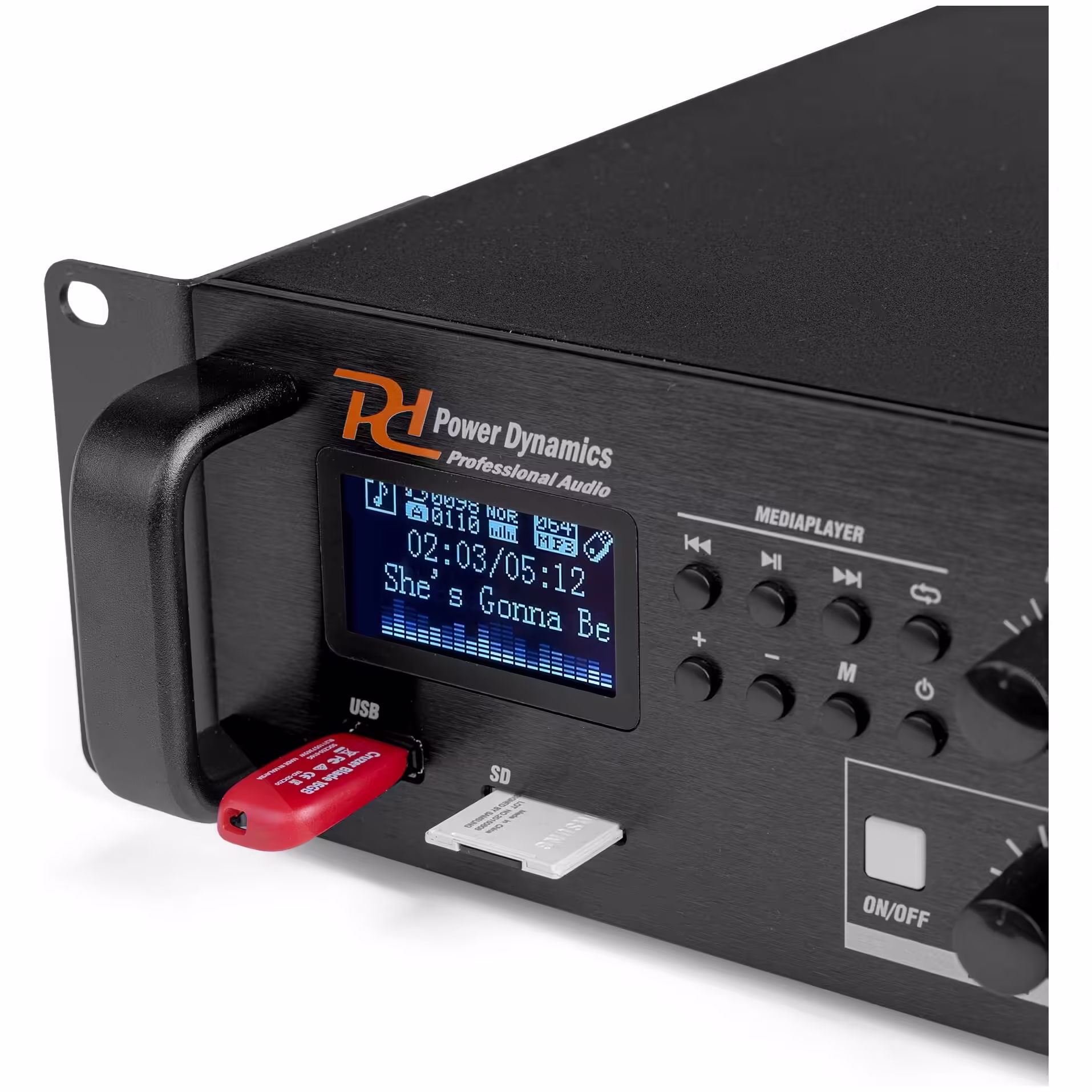 952071_insert4 Усилвател Mixer Power Dynamics PDV360MP3 360W/100V 4 Зони | AVStore