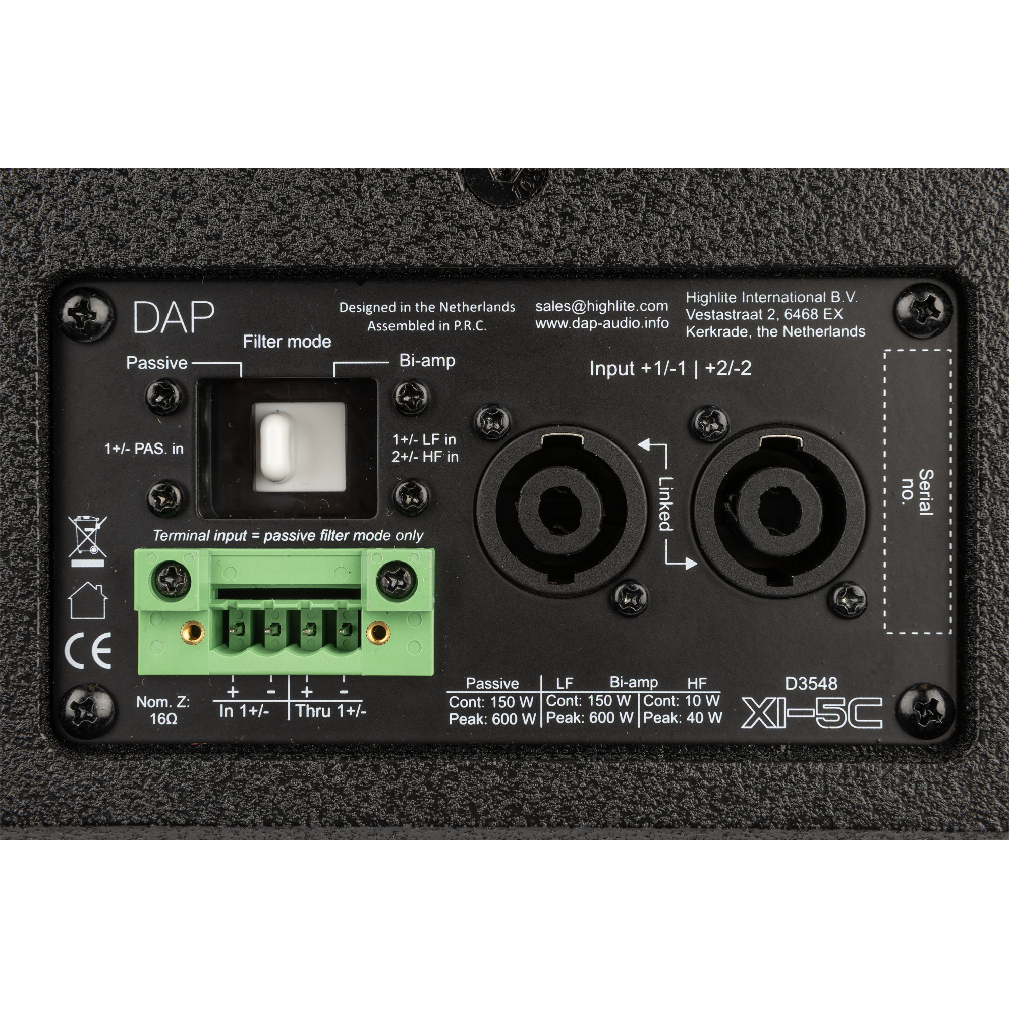 d3548_detail06_24 Пасивна инсталационна тонколона DAP Xi-5C 5″ черна | AVStore